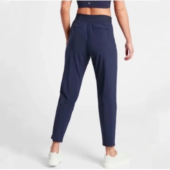 Athleta Brooklyn Ankle Pant in Navy Blue Size 2P 2 Petite - Picture 11 of 11